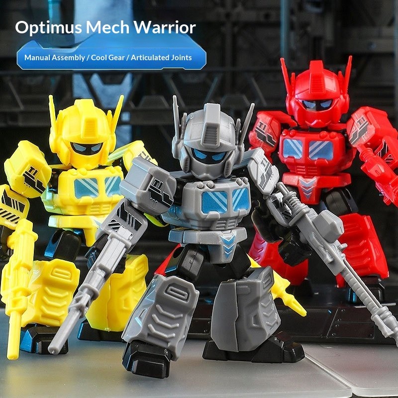 Optimus Prime Mecha Warrior Robot Action Figure DIY Building Block ...