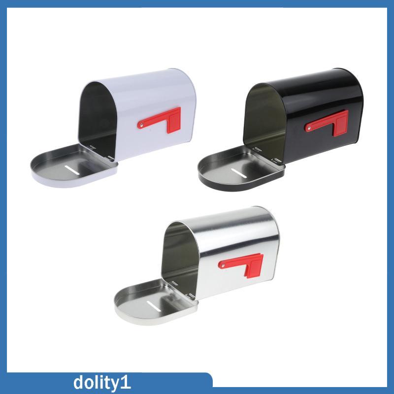 [Dolity1] Mailbox Windproof Mail Insertion Modern Iron Letterbox for ...