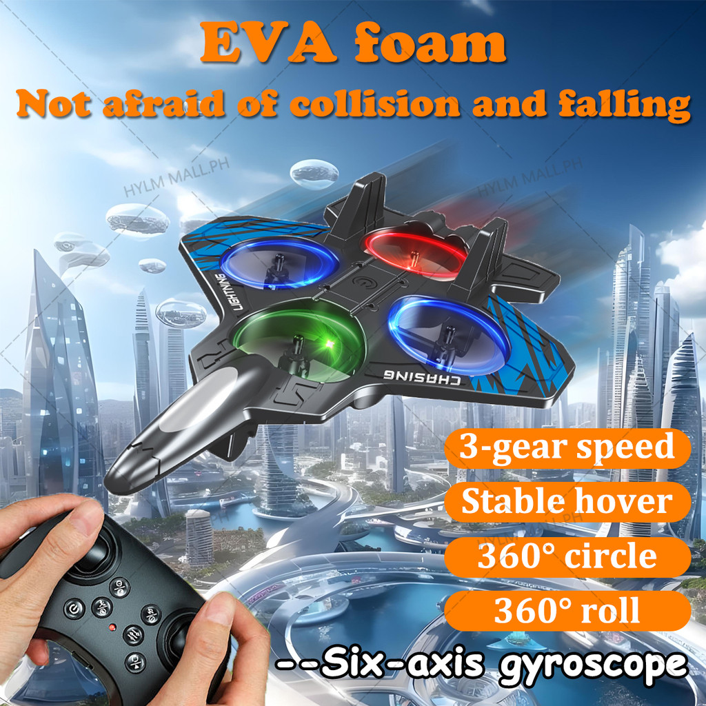 EVA Foam Remote Control Airplane RC Drone 2.4G Remote Control Fighter ...