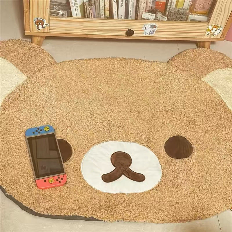 Cute Cartoon Rilakkuma Carpet Rilakkuma Floor Mat Bedroom Soft Huhu ...