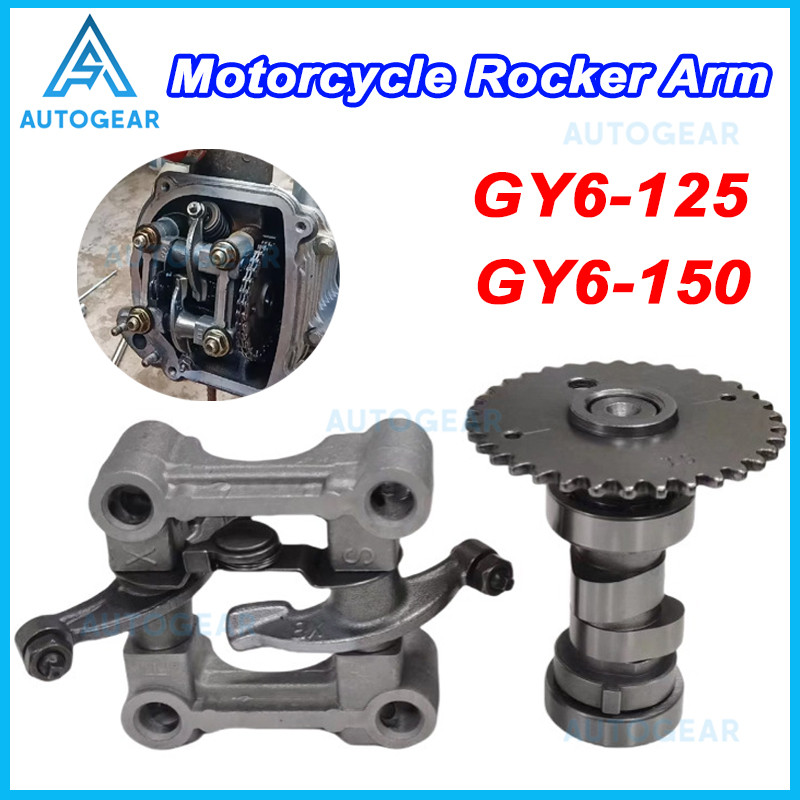 Motorcycle Camshaft Rocker Arm Assy GY6 125/GY6 150 125cc 80cc 50cc Cam ...