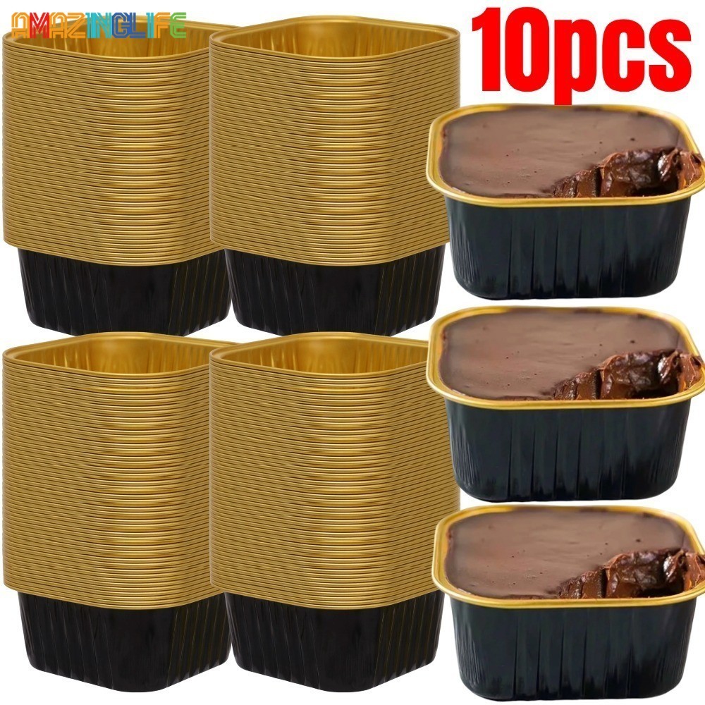 Simple Durable Aluminum Foil Wedding Party Dessert Subpackage Boxes ...
