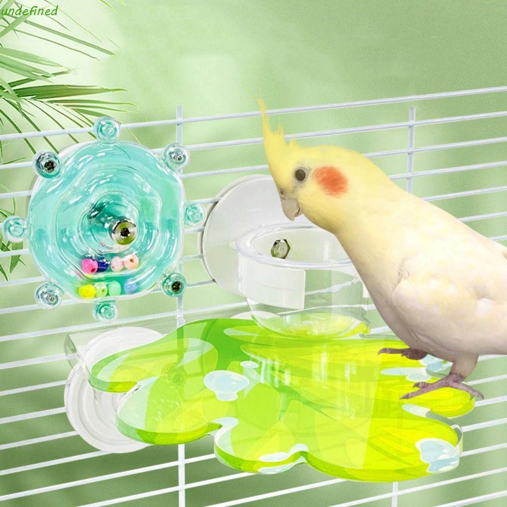 Image showcasing JARREDIW Bird Turntable Hang Toys, Wall Mounted Plastic Bird Sounding ...