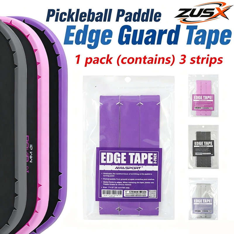 3Pcs Pickleball Racket Edge Sticker High Elastic Pickleball Racket ...