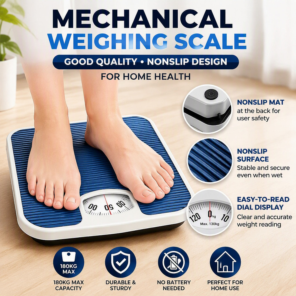 [COD] Mechanical Weighing Scale Good Quality Nonslip Design Human ...