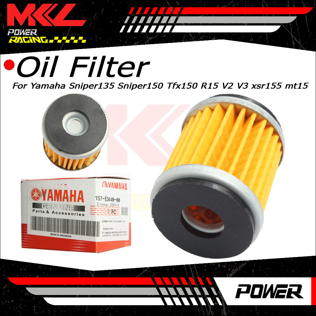 Oil Filter Yamaha Sniper135 Sniper150 TFX150 R15 V2 V3 XSR155 MT15 Xmax ...