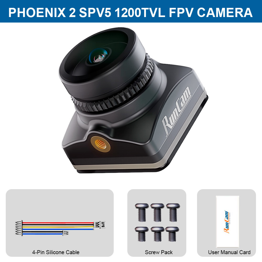 RunCam Phoenix 2 SPV5 FPV Camera 1200TVL 4:3/16:9 1/3