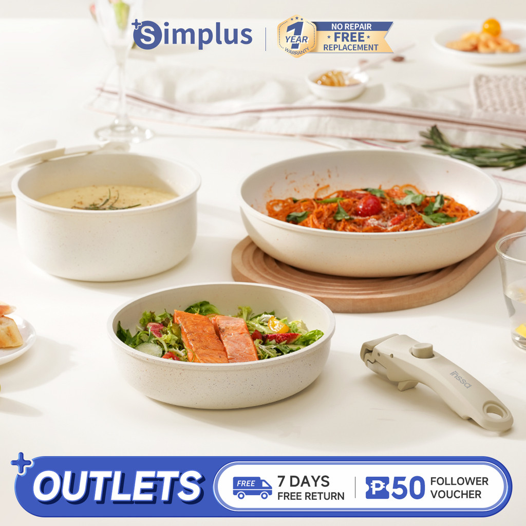 Simplus Detachable-Handle Cookware Set Pans and Pot Non Sticking ...