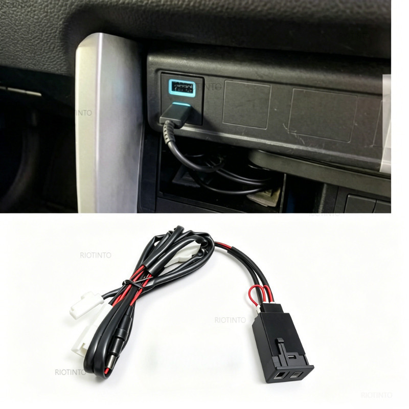 Toyota Corolla Cross RAV4 Car Dual USB QC3.0 & Type-C Port 12V Quick ...