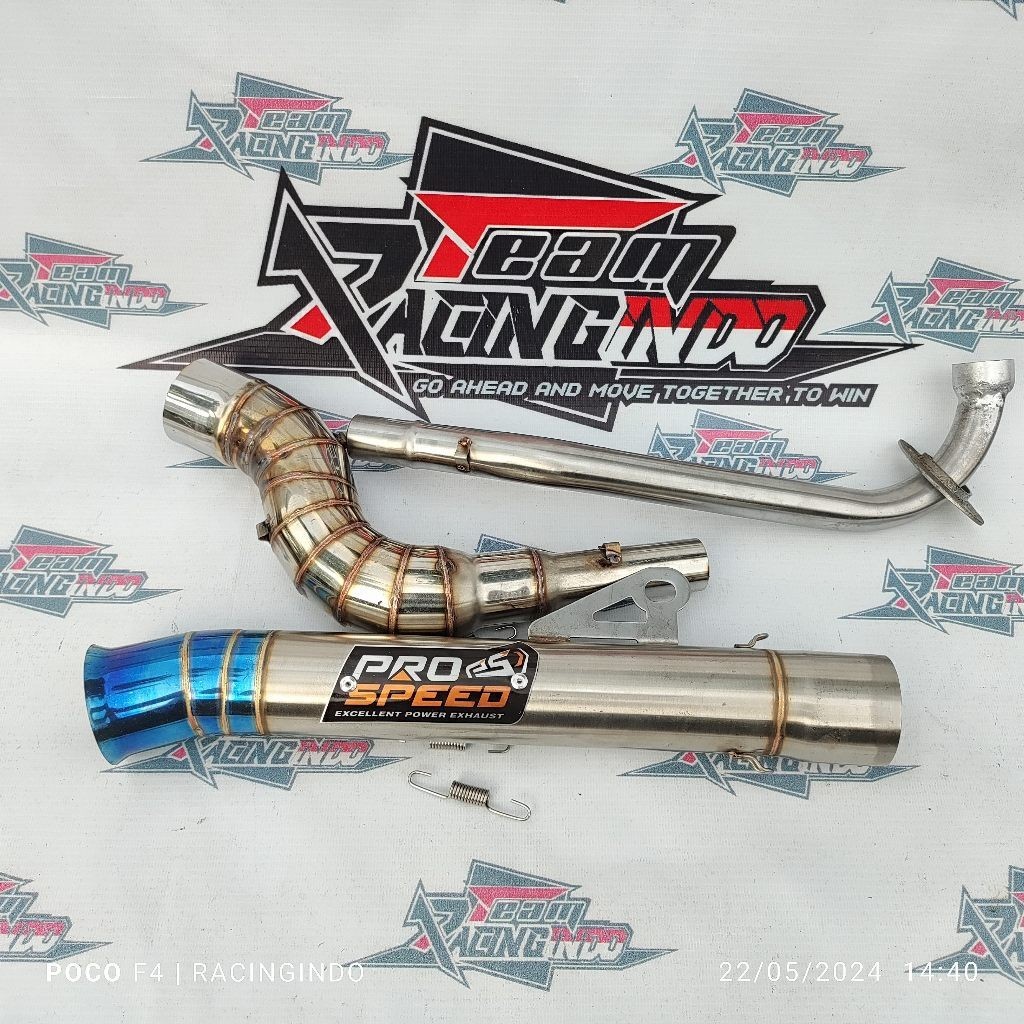Quality FULL SYSTEM BLUE TIP EXHAUST MUFFLER PIPE CANISTER 1 SET ...