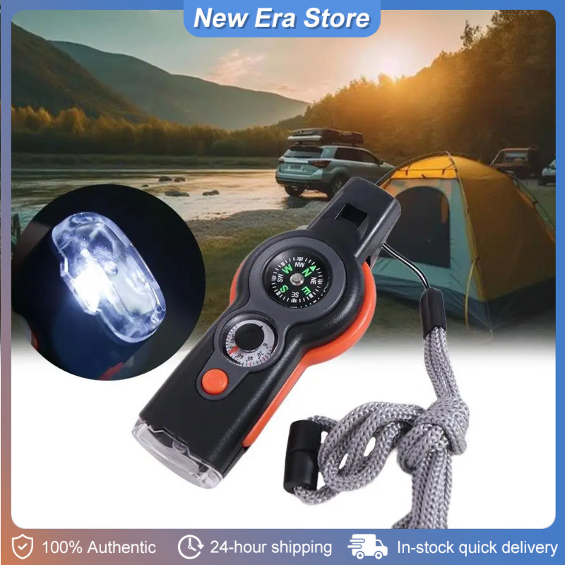 7-In-1 Multi-Function Whistle Survival Whistle Safety Whistle For ...