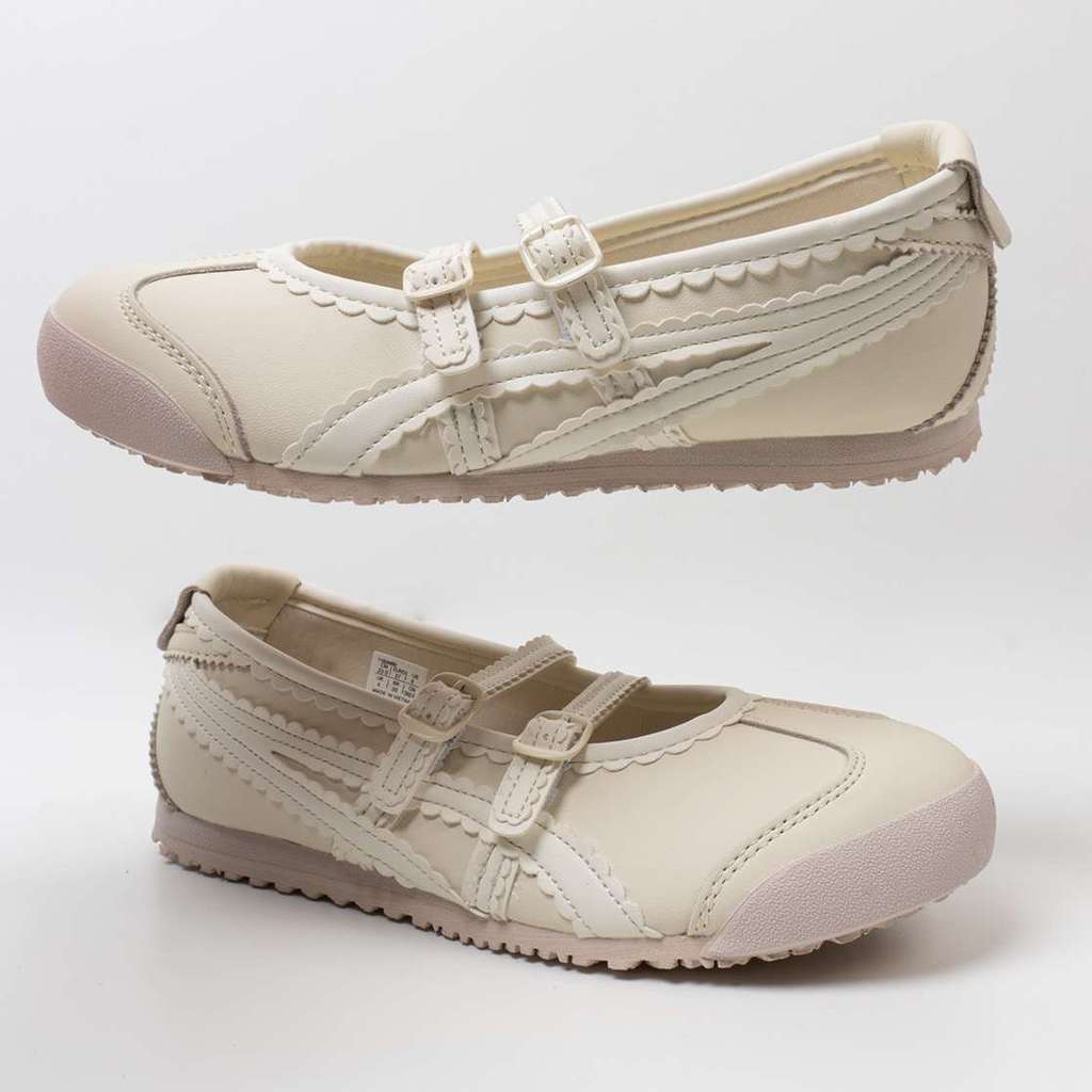 Onitsuka Tiger Mexico Flats and Ballerina Shoes in Tigress Ivory/ Cream ...
