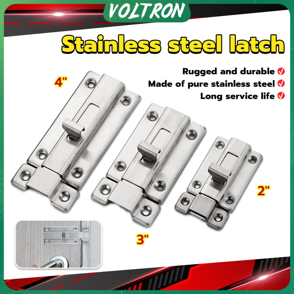V.t Stainless Steel Latch Anti-Theft Door Shed Lock Bolt Door And ...