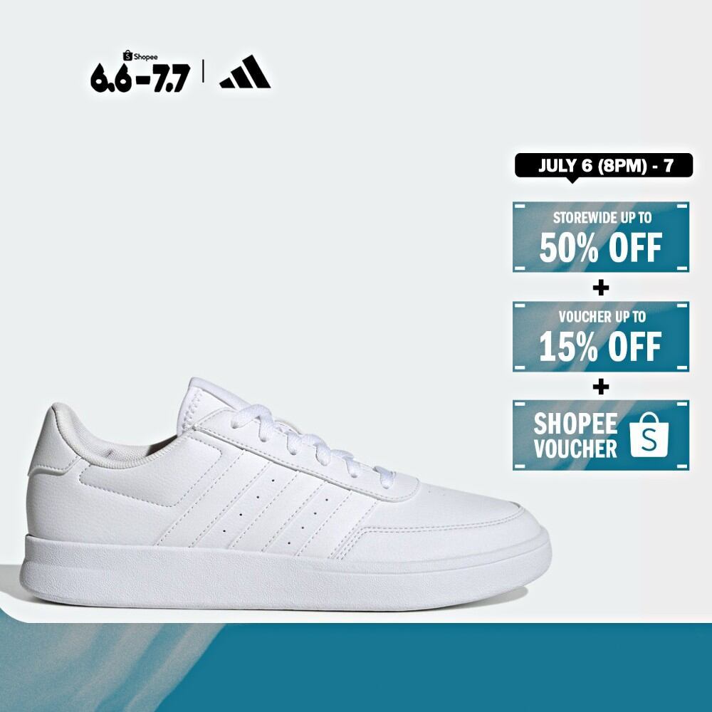 adidas Tennis & Lifestyle Breaknet 2.0 Shoes Men White ID7110 | Shopee ...