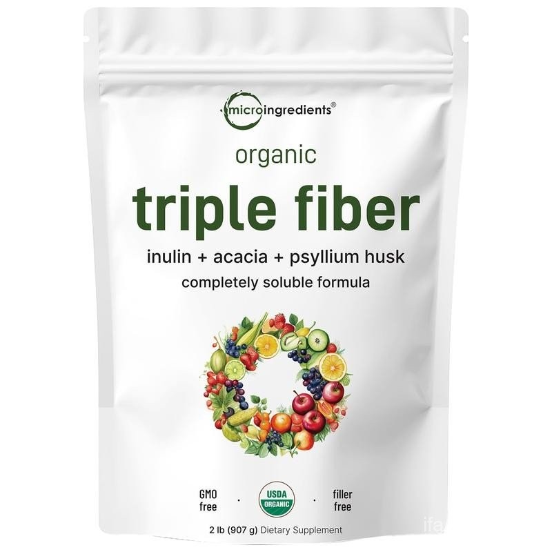 Micro Ingredients Organic Triple Fiber Powder | Shopee Philippines