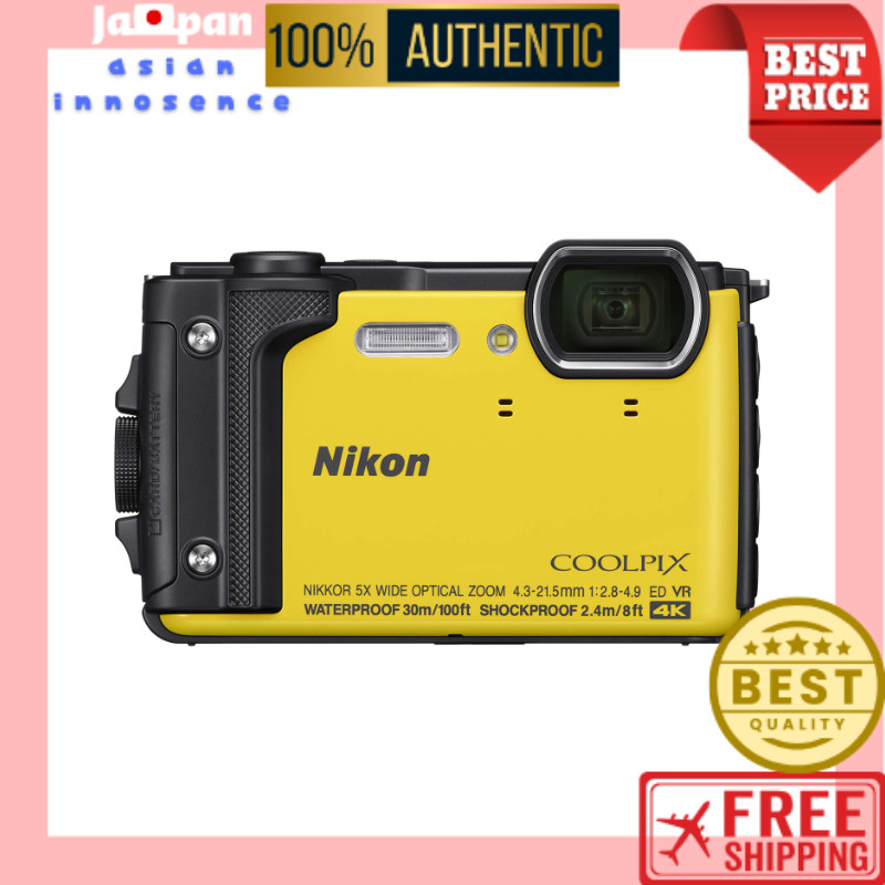 Nikon Digital Camera COOLPIX W300 YW Coolpix Yellow Waterproof