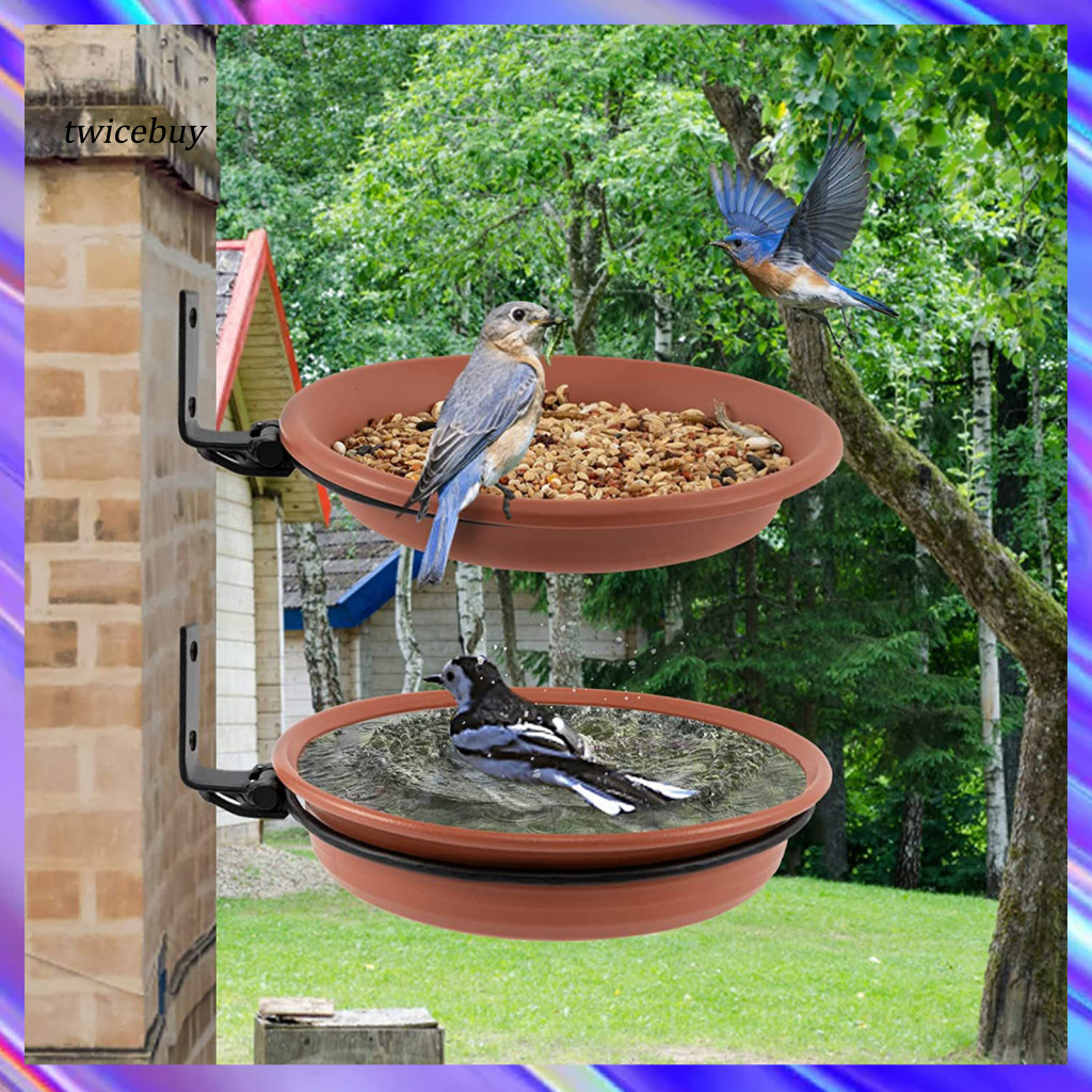 [TY] 2/3Pcs Easy to clean PP material: The birds feeder is made of PP ...