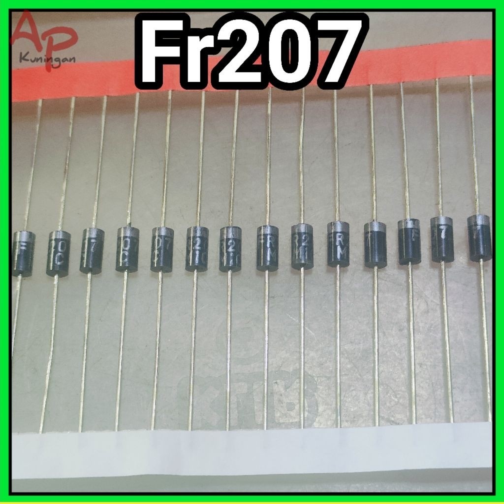 25pcs Fr207 Fr 207 diode stock diode according to the picture | Shopee ...