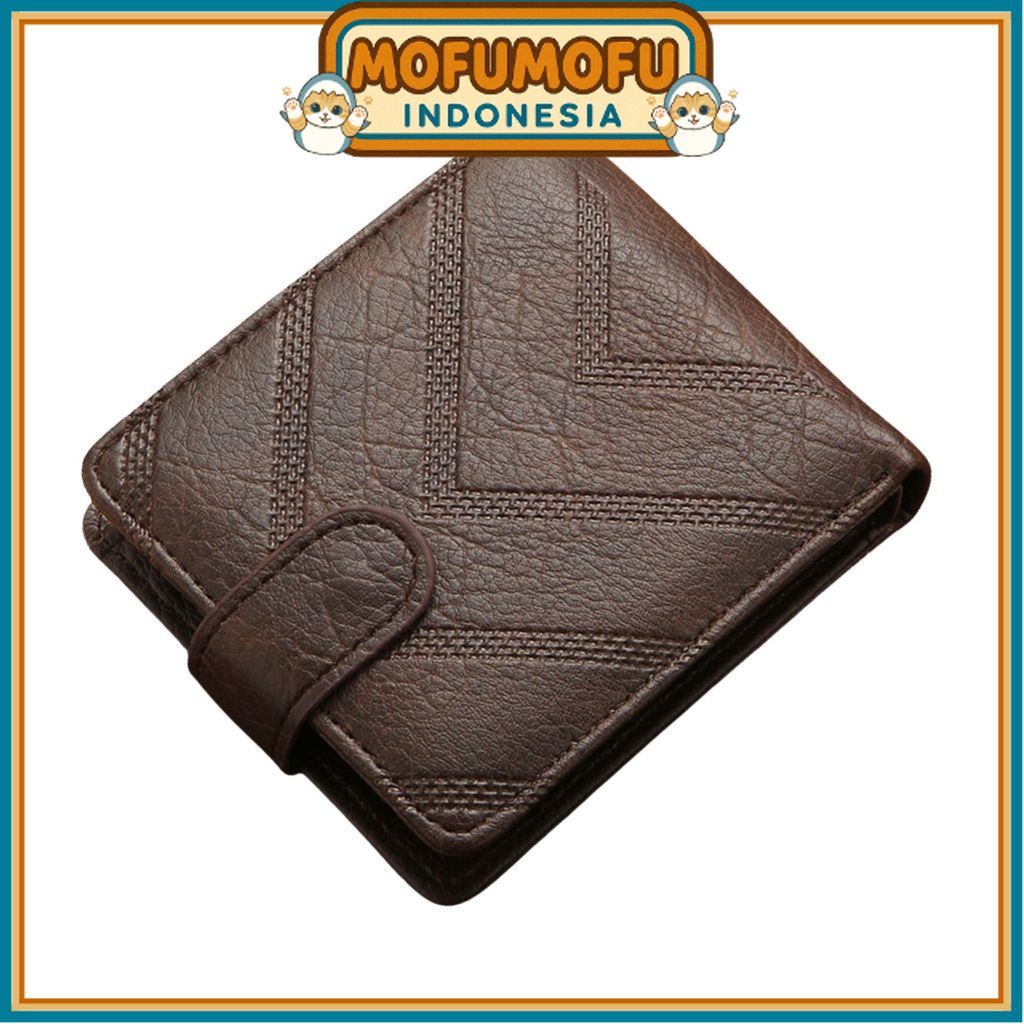 Korean Men's Folding Wallet Teenagers Fashion WA1217B7 Cool Brown ...