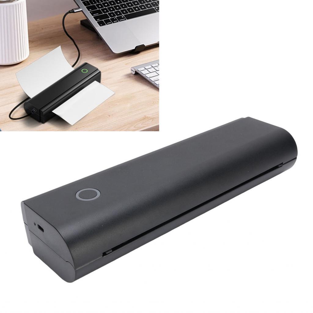 Portable Inkless Printer Compact Low Work Noise BT USB Connection for ...