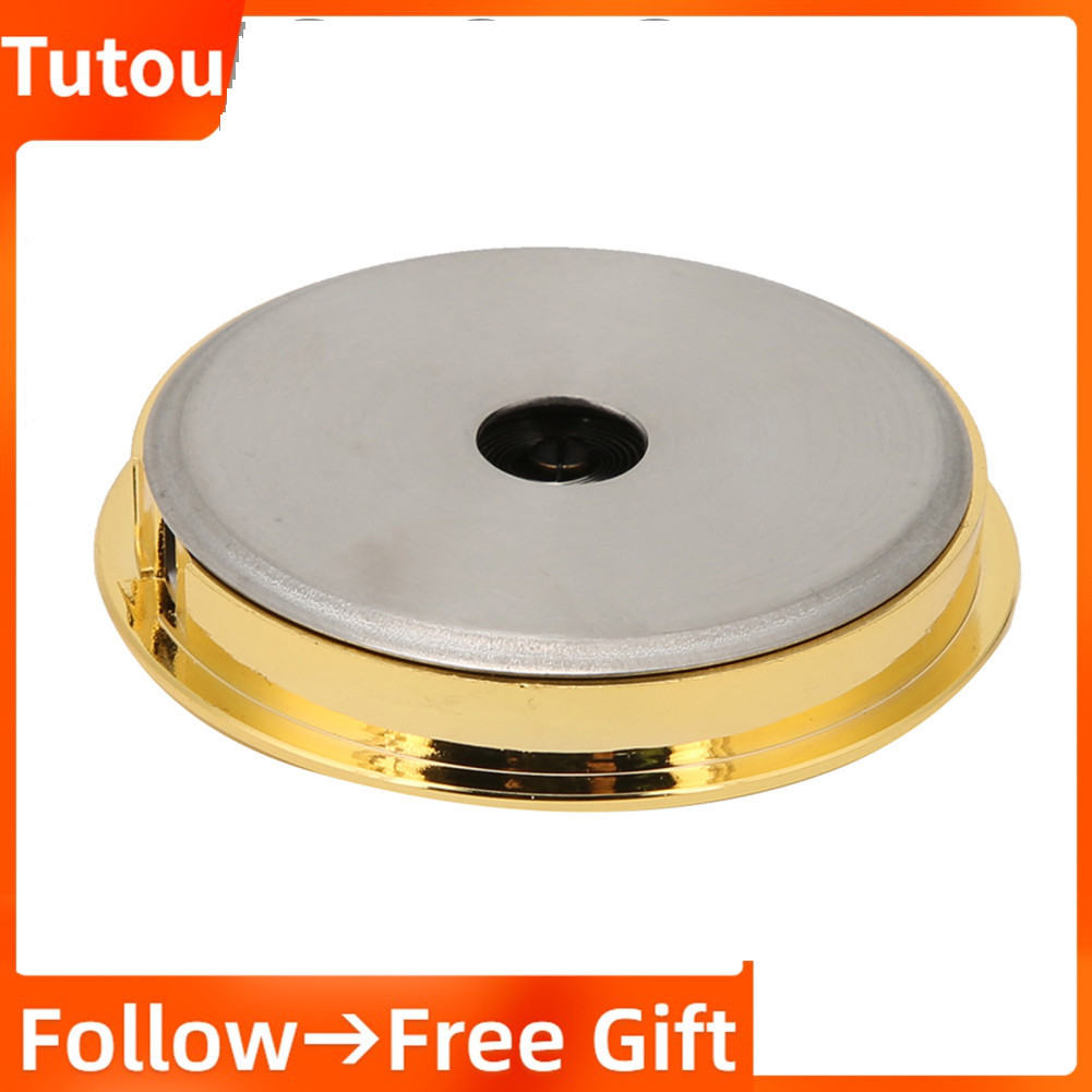 Thermomètre-hygromètre Rond Doré Pour Violon / Guitare – 40mm, Aluminium