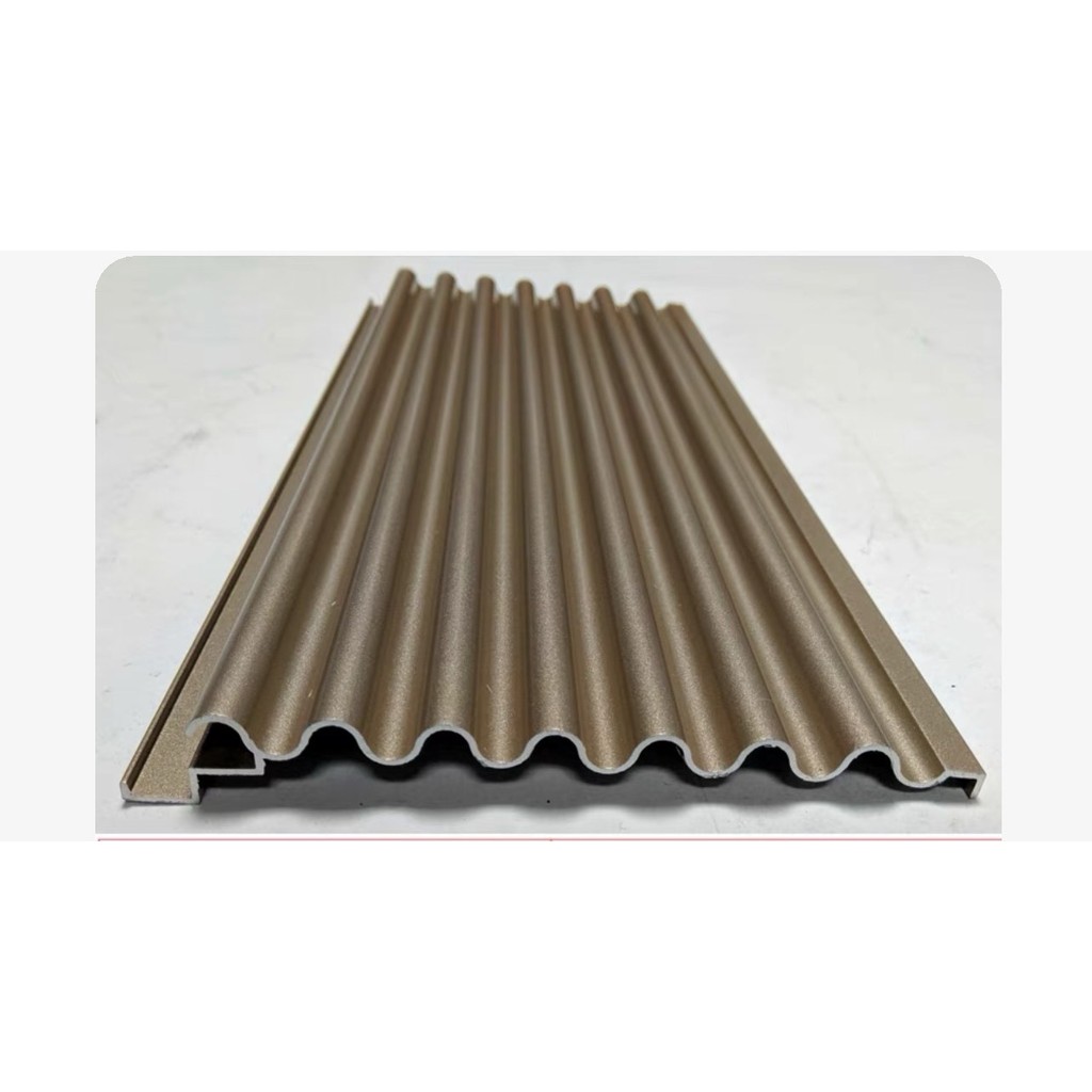 Aluminum Alloy Great Wall Board Metal Corrugated Board Wave Aluminum ...