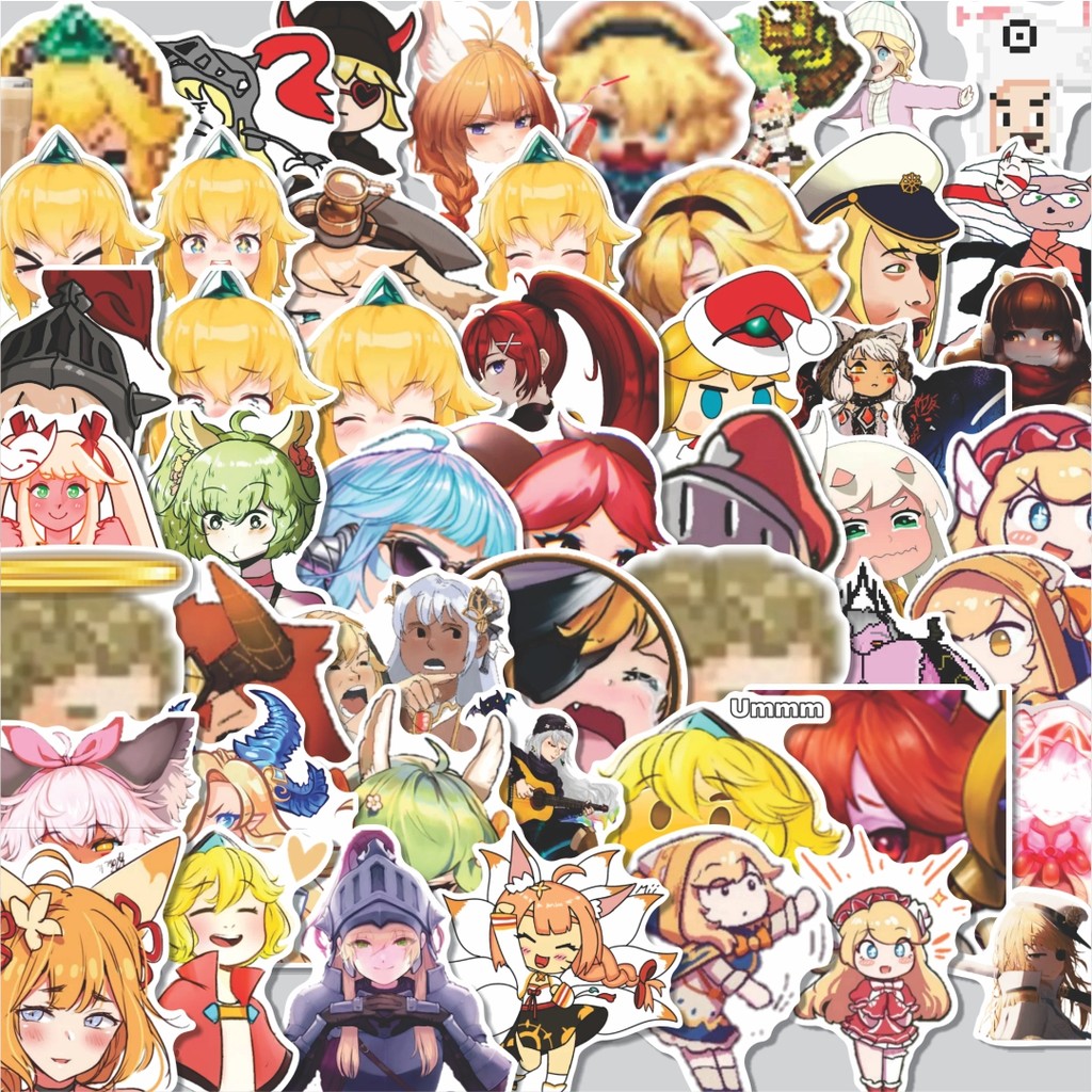 Cutting Pack Stickers GUARDIAN TALES Stickers Contents 100Pcs Cute Cool ...