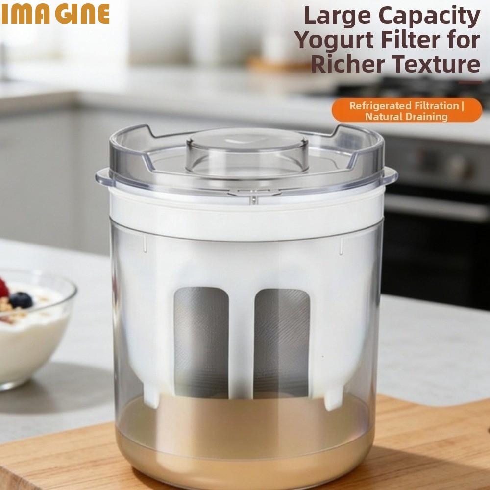 IMAGINE Yogurt Strainer, Food Grade Stainless Steel Whey Separator ...