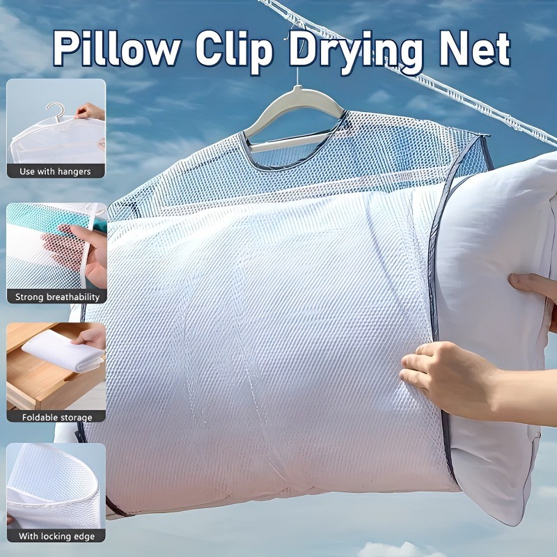 Pillow Drying Rack Underwear Hanger Mesh Storage Holder Clothes Rack ...