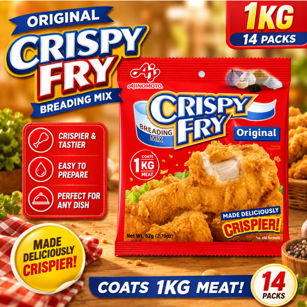 1kg original crispy fry mix 14packs Original Crispy Fry Breading Mix ...