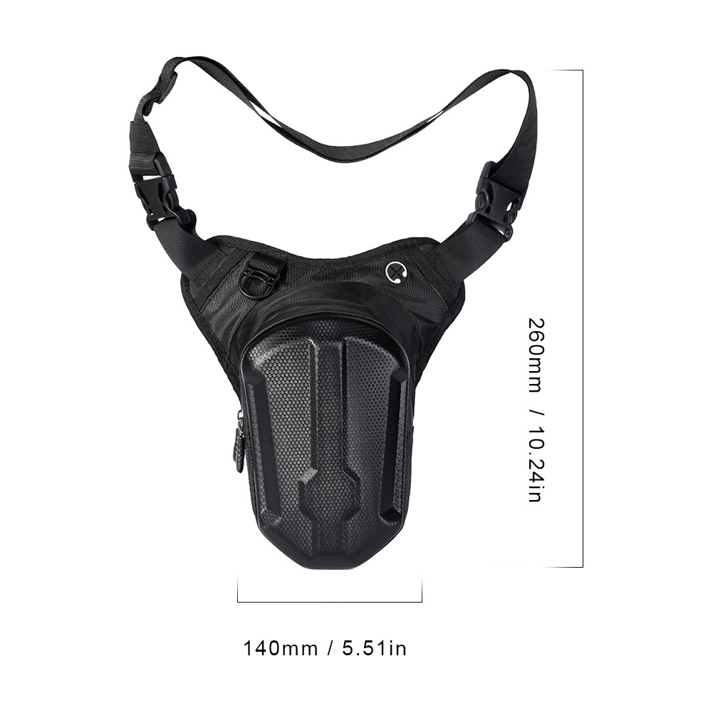 perfectFU Outdoor Casual Waist Bag Hard Shell Motorbike Hip Bum Pack ...