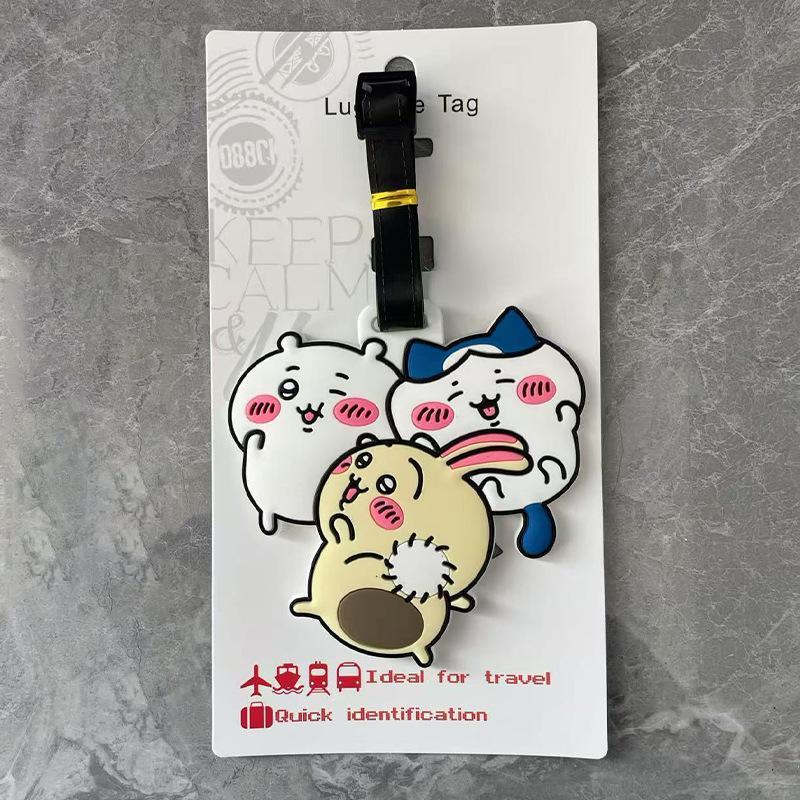 [DRH] 1 Piece Baggage Boarding Tag Label Chiikawa Hachiware Usagi ...