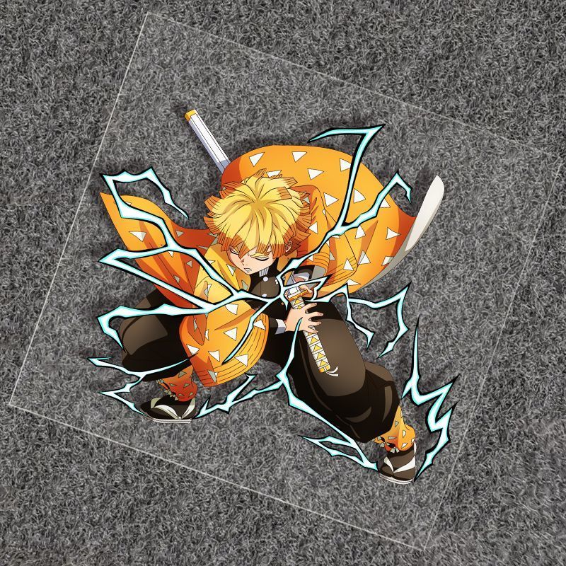 Demon Slayer Stickers for Car - Tanjiro Zenitsu Inosuke Anime Vinyl ...