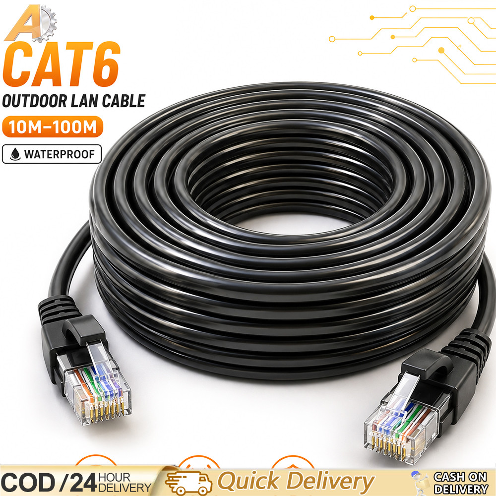 CAT6 RJ45 Lan Cable Ethernet Cable Waterproof Sunscreen Outdoor Network ...