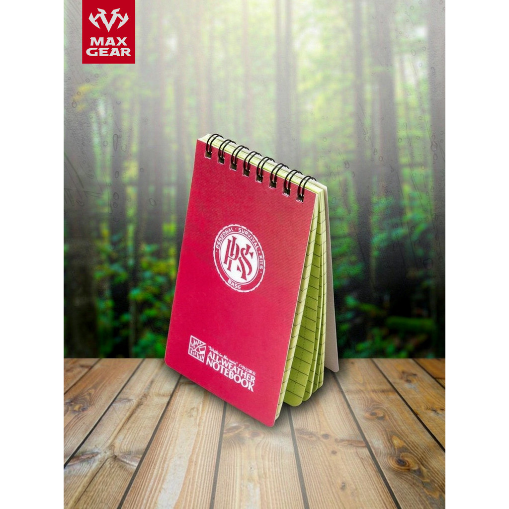MAXGEAR Outdoor Notepad Rite in the Rain Rainy Day Writing Record Book ...