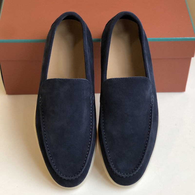 Europe and America Spring and Autumn New Suede LP Loafers Multi ...