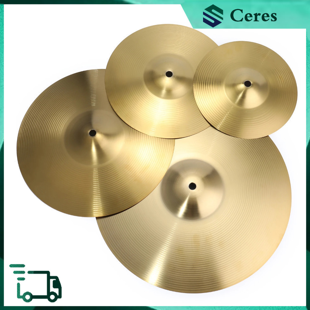 8/12 Inch Brass Crash Cymbal Hat Cymbal Jazz Drum Cymbal Percussion ...