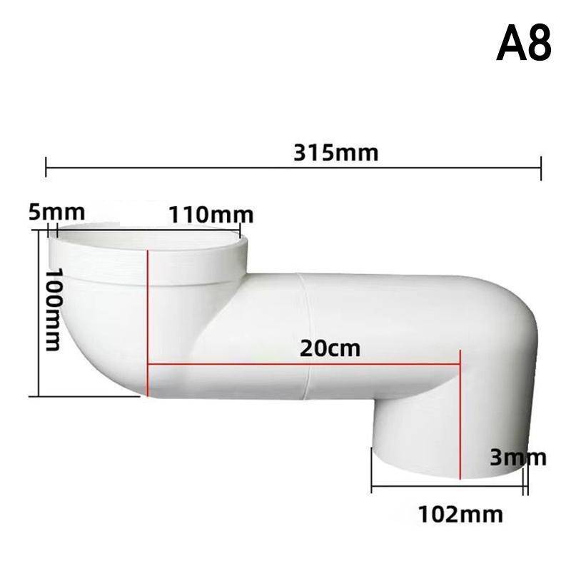 Otph 110MM WC Toilet Connection Shifter Pipe Extension Offset Adapter ...