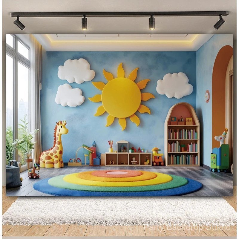Kindergarten Back to School Backdrop for Photography Classroom ...