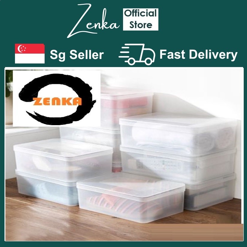 Storage boxes transparent organizer container | Shopee Philippines