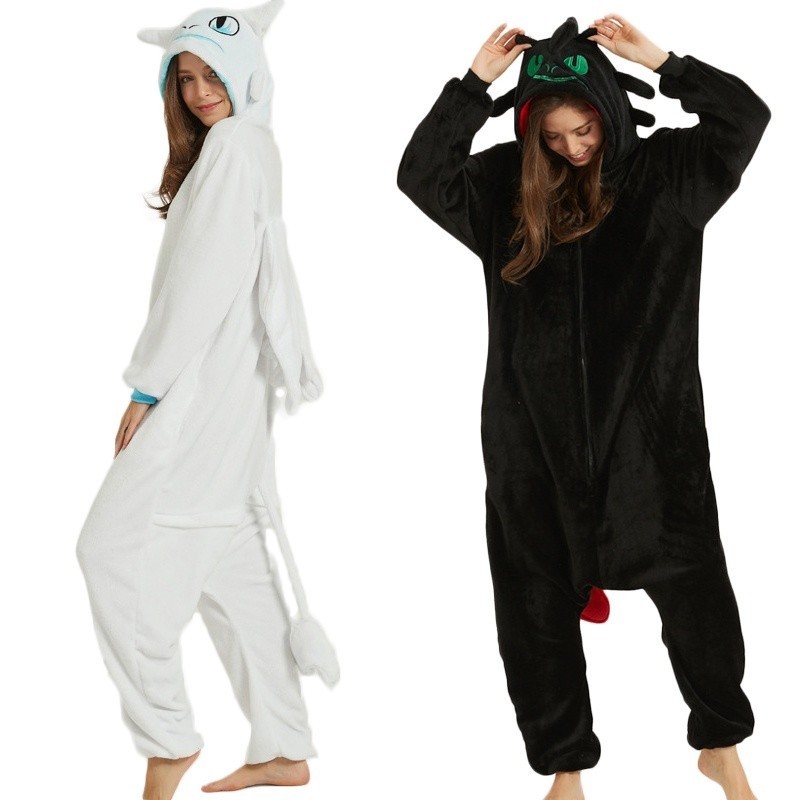 Animal Dragon Costume Onesie How to Train Your Dragon Toothless Cosplay ...