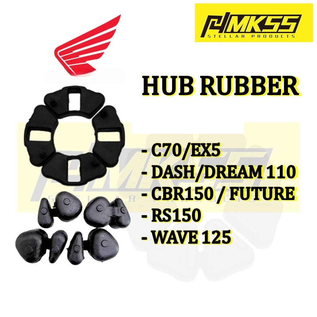 KWB Hub Rubber Wave110 RS150 Dash110 Wave Alpha CX DX CBR Future DRUM ...