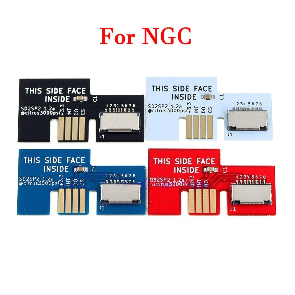 Adattatore Micro SD Per SD2SP2 Per GameCube - Adattatore Rosso Per Lettore SD Su Porta Seriale 2 - 3