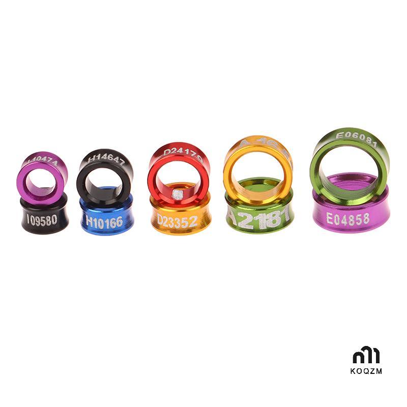 KOQZM] 10Pcs Aluminum Parrot Leg Rings for Bird Identification & Flying ...