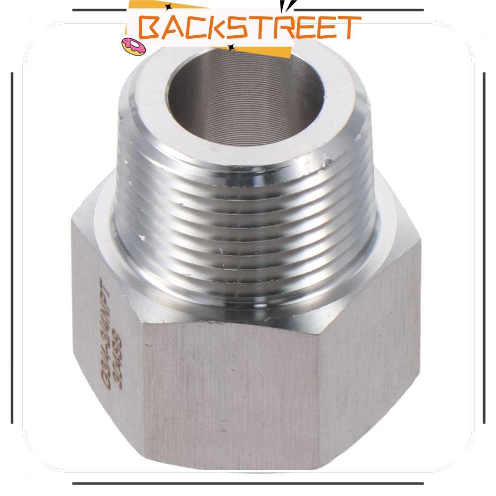 BACKSTREET Reduction Thread Adapter, Stainless Steel 1/8 1/4 3/8 1/2 ...