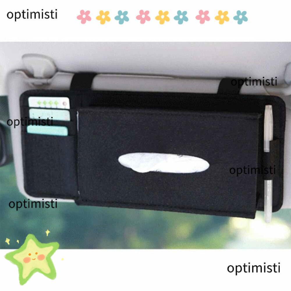 OPTIMISTI Wool Felt Hanging Universal Sun Visor Type Napkin Holder ...