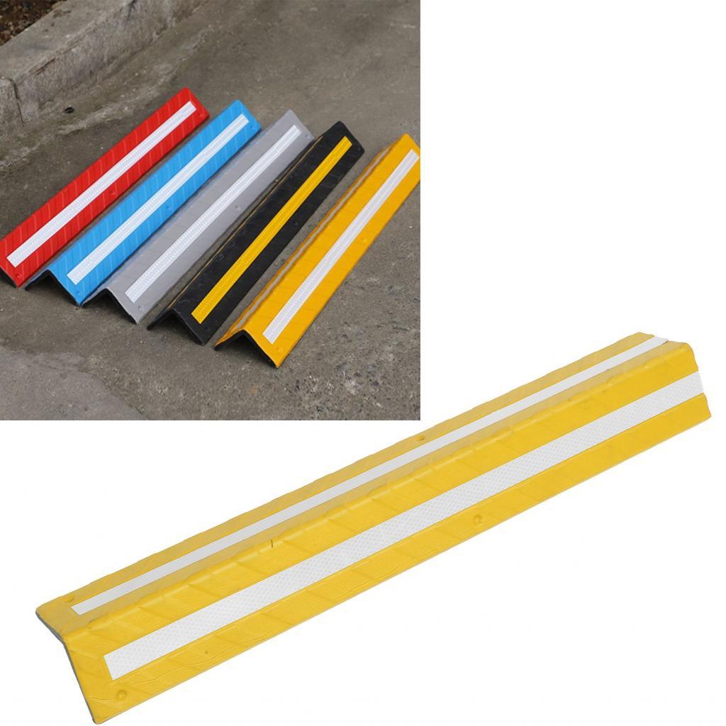 Garage Wall Corner Guard Rubber Compression Reflective Protector for ...
