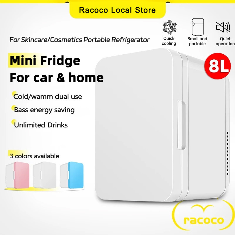Mini Fridge Refrigerator for Bedroom Skincare Fridge 8L Small ...