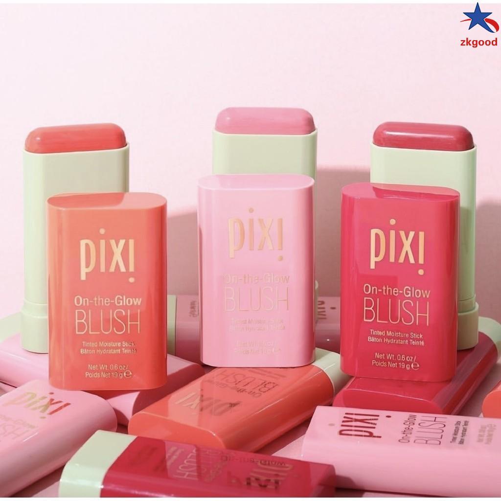 Pixi Blush Powder Stick Ruby Matte - Suculenta Glow Makeup 19g | Shopee ...