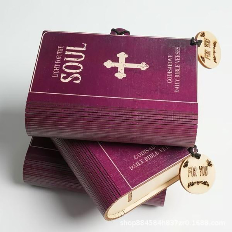 Handmade Bible Verse Cards Box (90 pcs), Bible Verses With Wooden Box ...